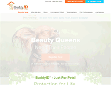 Tablet Screenshot of buddyid.com